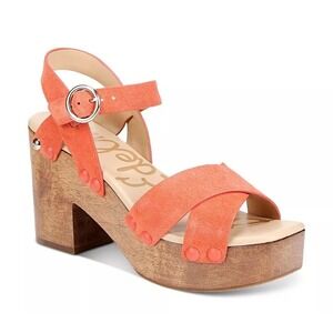Sam Edelman Coral Suede Platform Sandals
